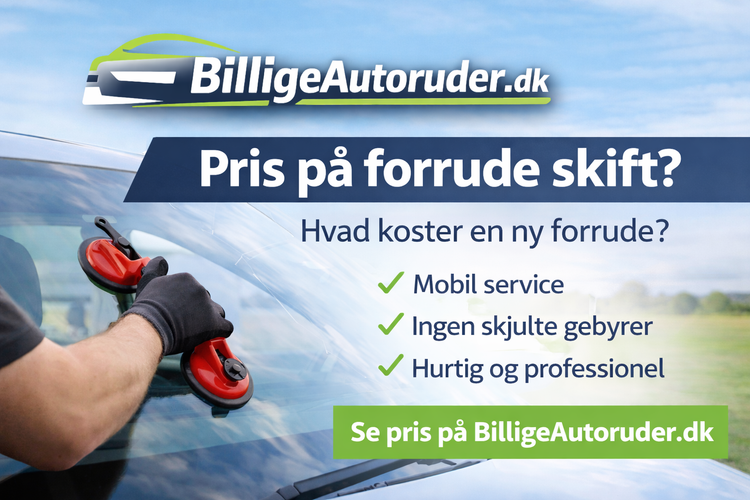 Forrude skift pris – hvad koster det egentlig?