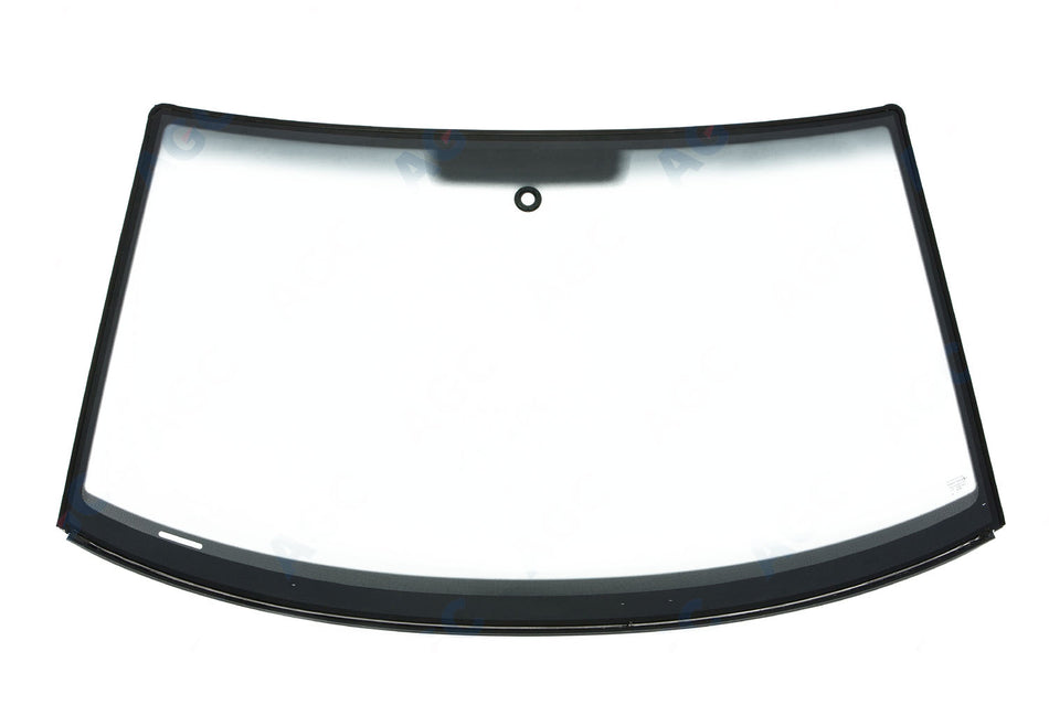 VW Transporter T5 (2003-2015), Forrude Grøn – solar, Grå toptoning, Sensor (lys/regn) eller sensorbeslag, Stelnr. udskæring, Limet gummiprofil, solar, 1B