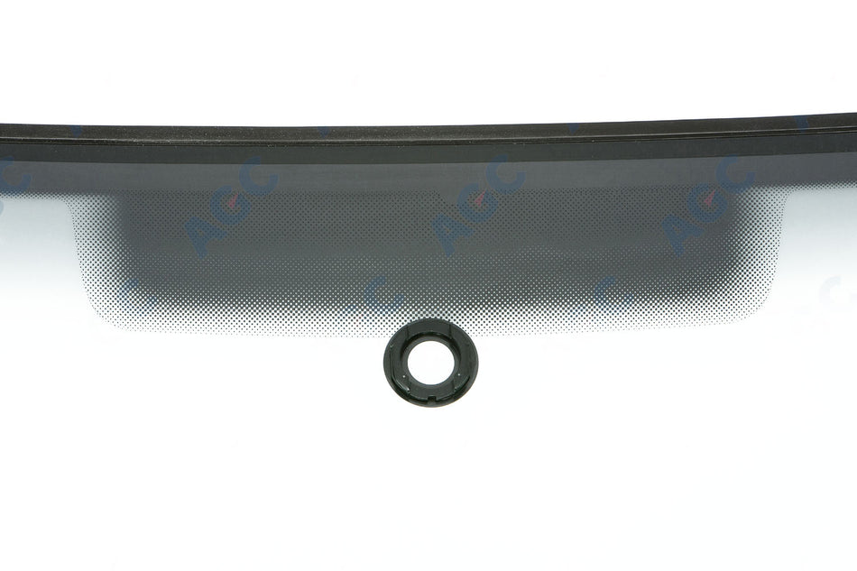 VW Transporter T5 (2003-2015), Forrude Grøn – solar, Grå toptoning, Sensor (lys/regn) eller sensorbeslag, Stelnr. udskæring, Limet gummiprofil, solar, 1B