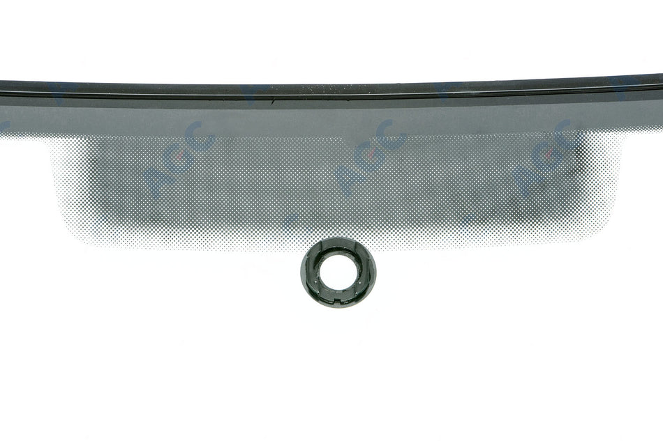 VW Transporter T5 (2003-2015), Forrude Grøn – solar, Sensor (lys/regn) eller sensorbeslag, Stelnr. udskæring, Limet gummiprofil, solar, 1B