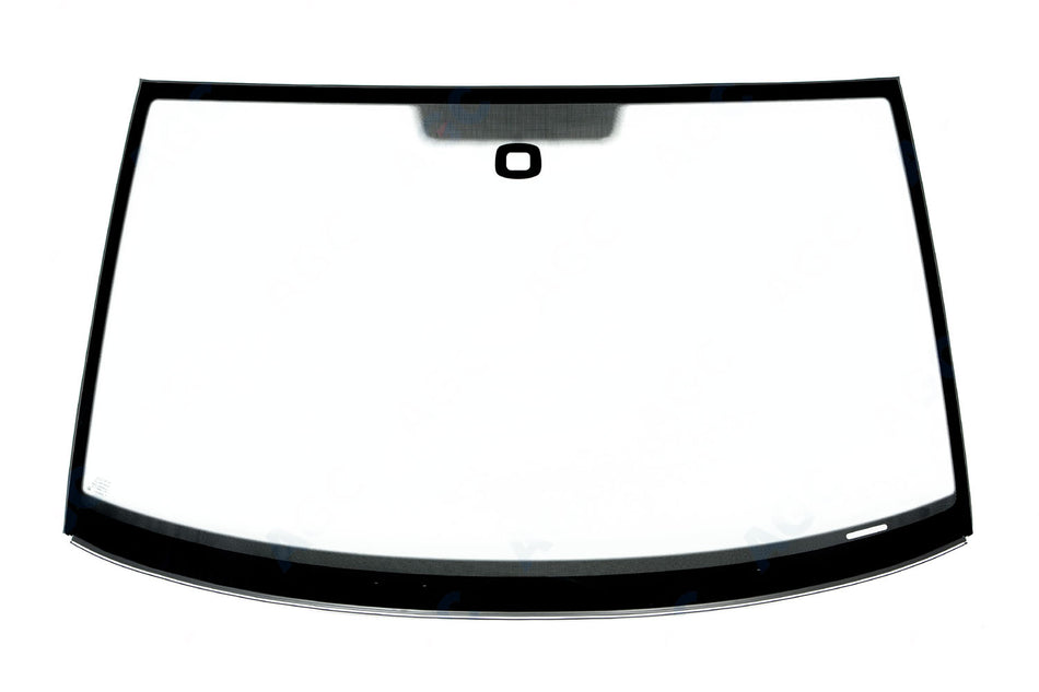 VW Transporter T5 (2003-2015), Forrude Grøn + akustisk, Sensor (lys/regn) eller sensorbeslag, Stelnr. udskæring, Limet gummiprofil, akustisk, 6T