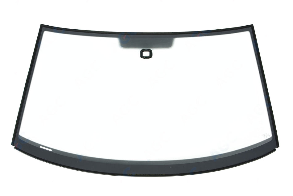 VW Transporter T5 (2003-2015), Forrude Grøn + akustisk, Sensor (lys/regn) eller sensorbeslag, Stelnr. udskæring, Limet gummiprofil, akustisk, 6T