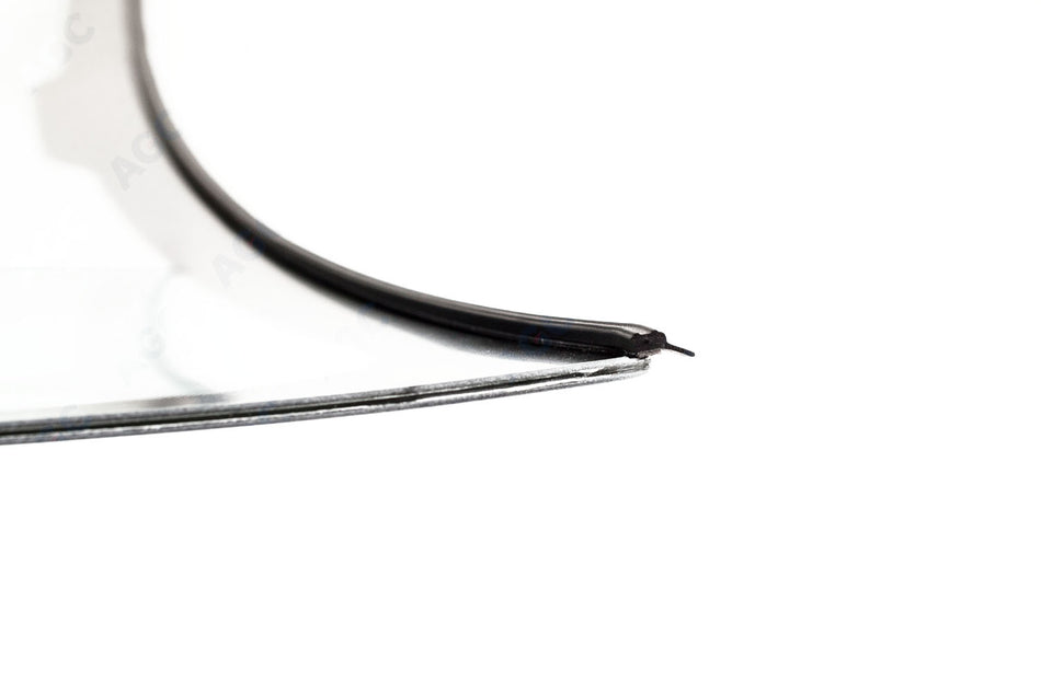 Audi Q5 (8R) (2008-2016), Forrude Grøn + akustisk, Stelnr. udskæring, Sensor, Limet gummiprofil, akustisk