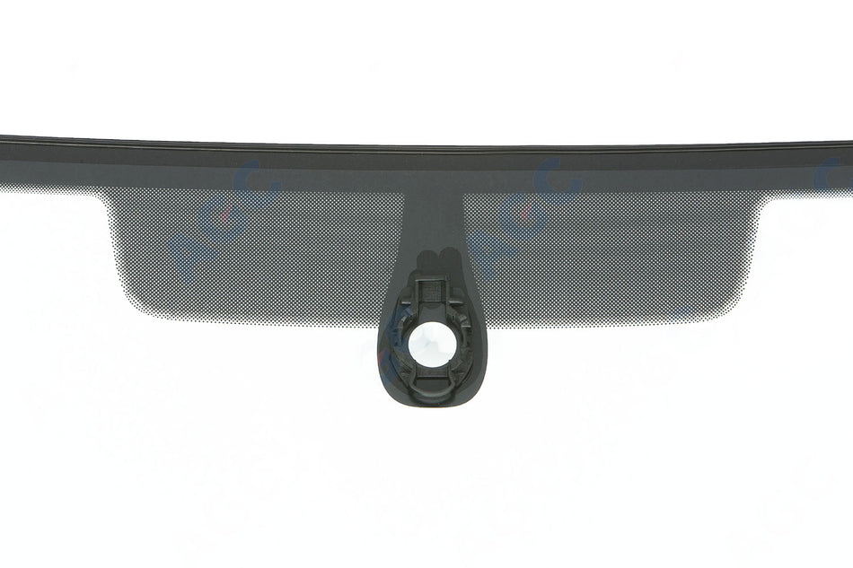 VW Transporter T5 (2003-2015), Forrude Grøn + akustisk, Sensor (lys/regn) eller sensorbeslag, Stelnr. udskæring, Limet gummiprofil, akustisk, 1 5