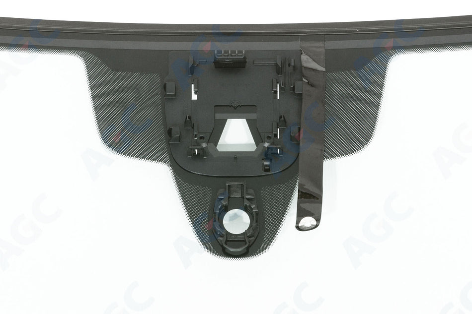 Audi Q5 (FY) (2017-), Forrude Grøn + akustisk, Kamerabeslag (LDW/IHC/ACC osv.), Opvarmet, Sensor (lys/regn) eller sensorbeslag, Stelnr. udskæring, Limet gummiprofil, akustisk