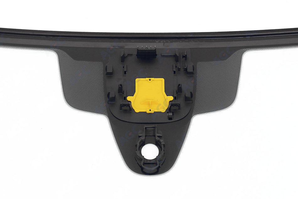 Audi Q5 (FY) (2017-), Forrude Grøn + akustisk, Kamerabeslag (LDW/IHC/ACC osv.), Sensor (lys/regn) eller sensorbeslag, Stelnr. udskæring, Limet gummiprofil, akustisk