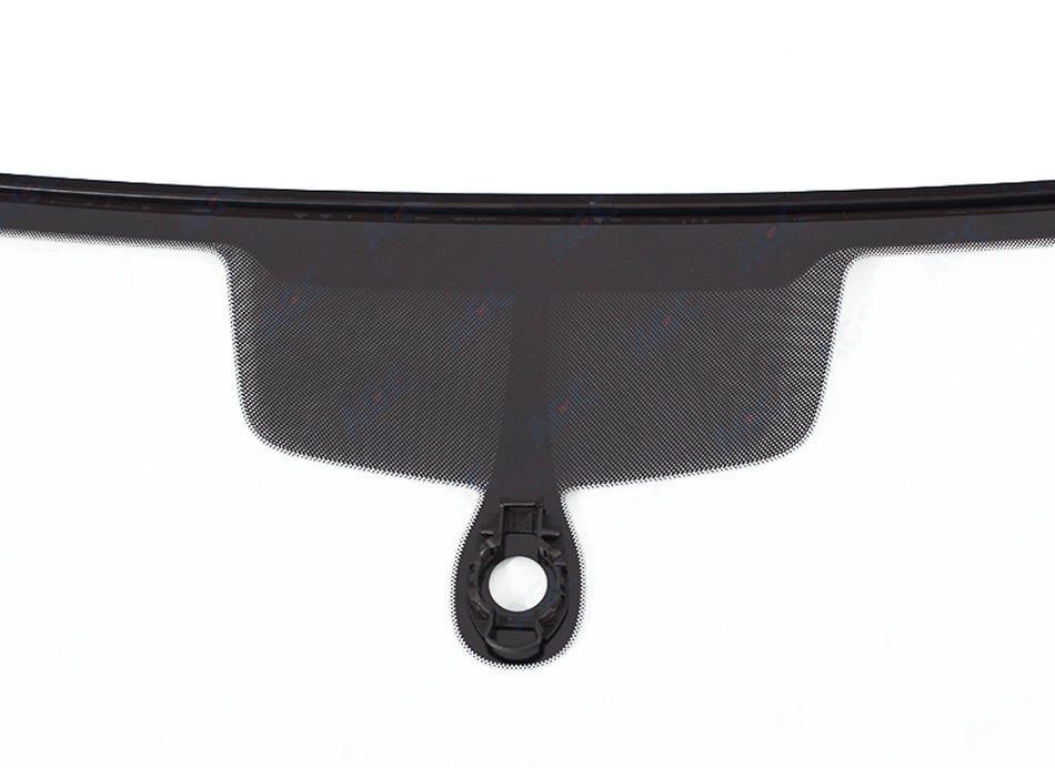 Audi Q5 (FY) (2017-), Forrude Grøn + akustisk, Sensor (lys/regn) eller sensorbeslag, Stelnr. udskæring, Limet gummiprofil, akustisk