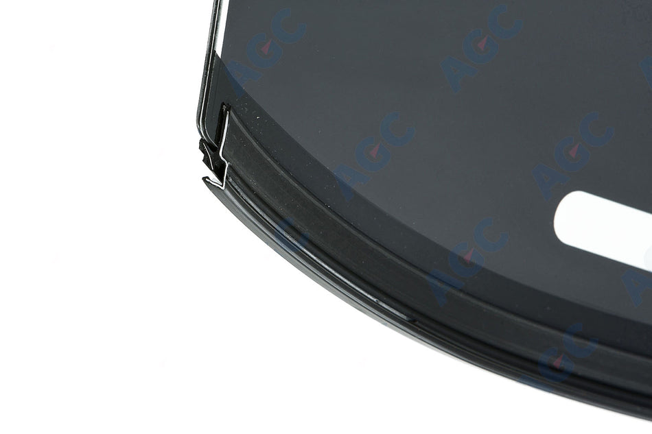 Audi A4 (B9) (2015-), Forrude Grøn + akustisk, Kamerabeslag (LDW/IHC/ACC osv.), Sensor (lys/regn) eller sensorbeslag, Stelnr. udskæring, Limet gummiprofil, akustisk, 1 0