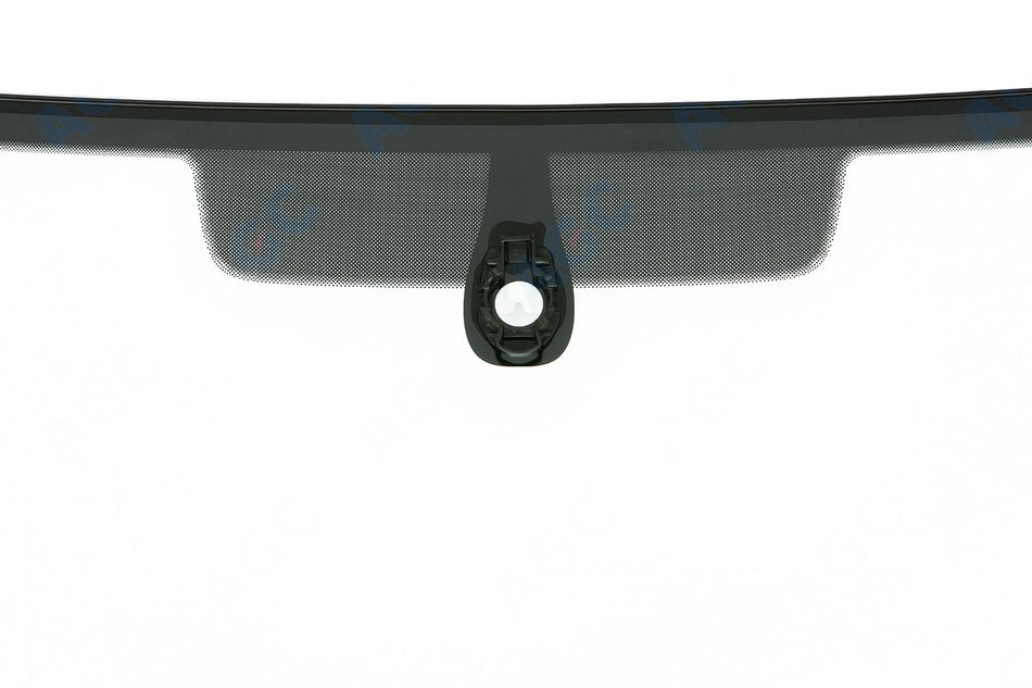 VW Transporter T5 (2003-2015), Forrude Grøn – solar, Sensor (lys/regn) eller sensorbeslag, Stelnr. udskæring, Limet gummiprofil, solar, 1 5