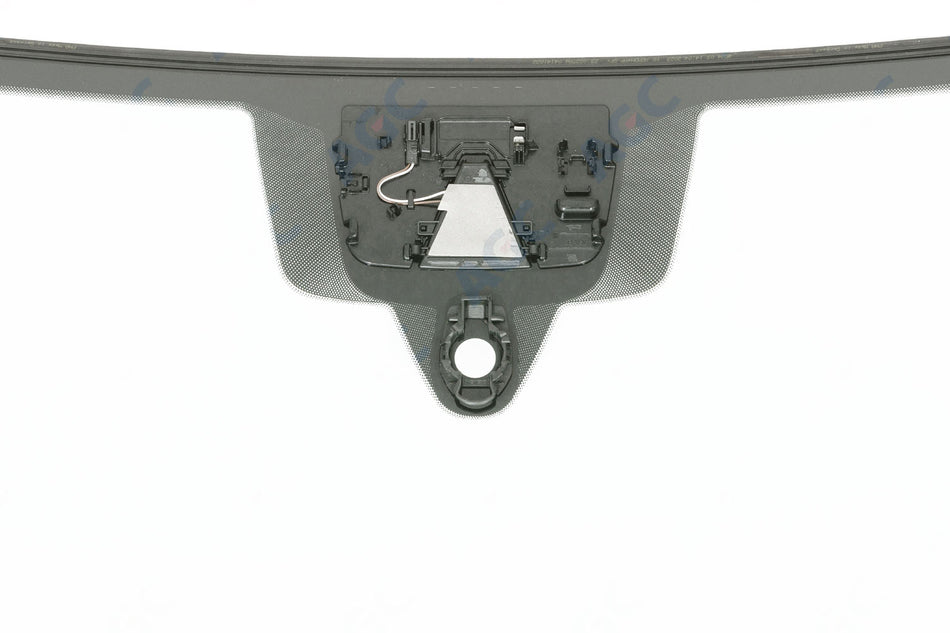 Audi Q8 (2018-), Forrude Grøn + akustisk, Kamerabeslag (LDW/IHC/ACC osv.), Sensor (lys/regn) eller sensorbeslag, Stelnr. udskæring, Limet gummiprofil, akustisk