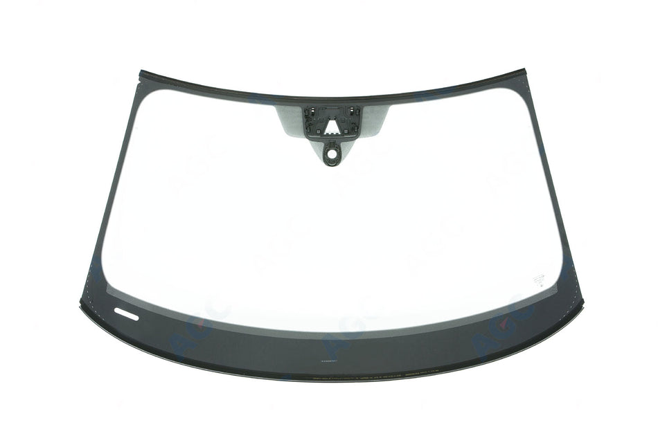 Audi Q3 (F3) (2018-), Forrude Grøn + akustisk, Kamerabeslag (LDW/IHC/ACC osv.), Sensor (lys/regn) eller sensorbeslag, Stelnr. udskæring, Limet gummiprofil, akustisk