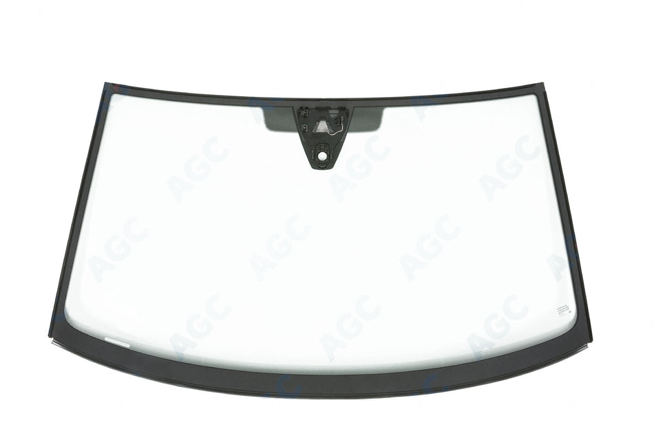 VW Transporter T5 (2003-2015), Forrude Grøn + akustisk, Kamerabeslag (LDW/IHC/ACC osv.), Sensor (lys/regn) eller sensorbeslag, Stelnr. udskæring, Limet gummiprofil, akustisk