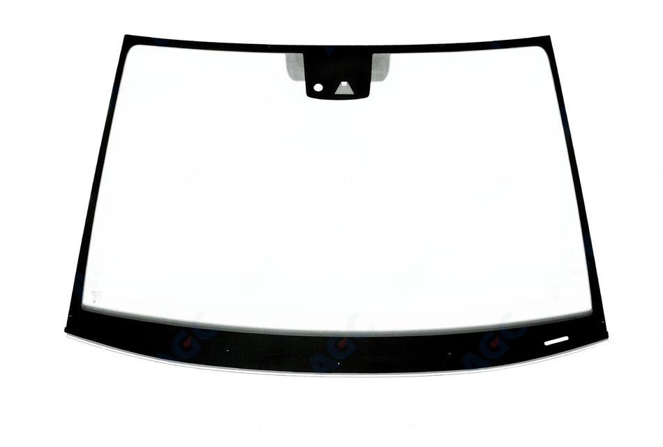 VW Transporter T7 (2021-), Forrude Grøn + akustisk, Kamerabeslag (LDW/IHC/ACC osv.), Sensor (lys/regn) eller sensorbeslag, Stelnr. udskæring, Limet gummiprofil, akustisk